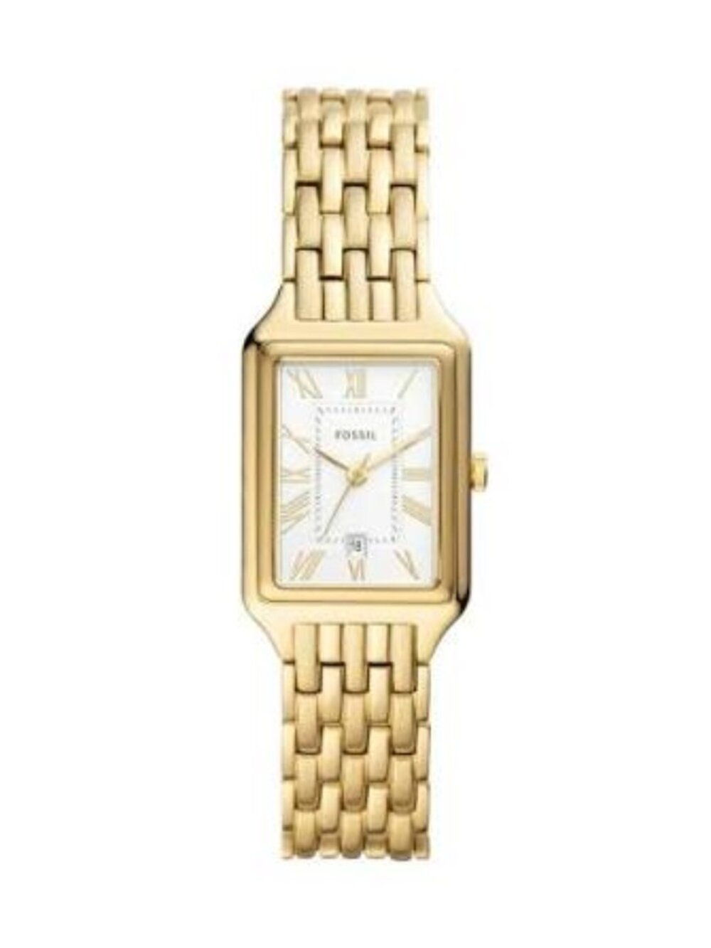 Raquel Three-Hand Date Gold-Tone Stainless Steel Watch